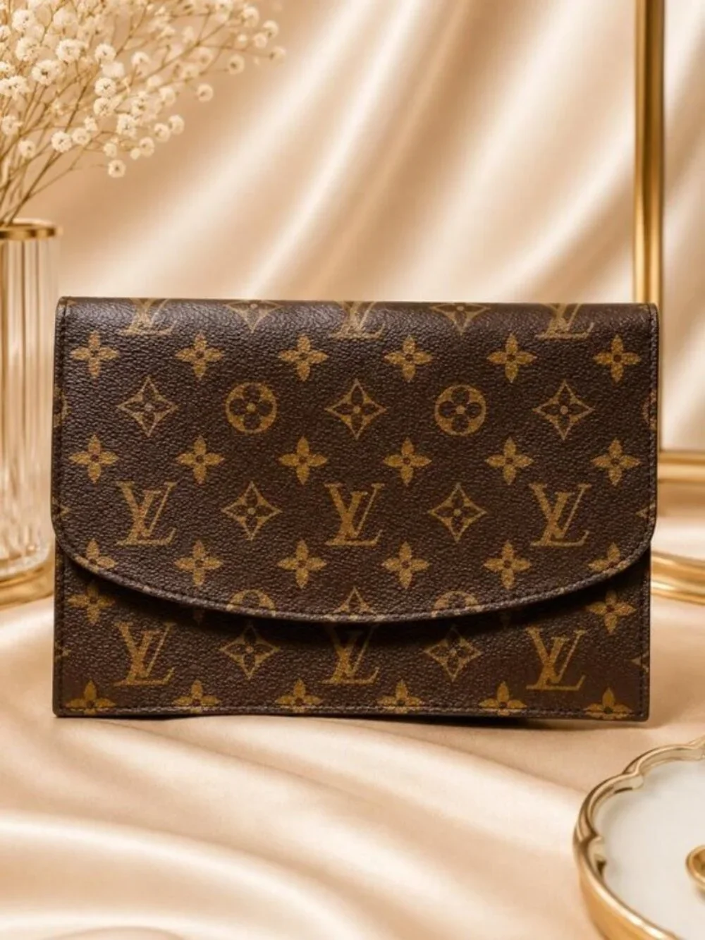 Authentic Louis Vuitton Pochette Rabat Monogram Clutch Wallet